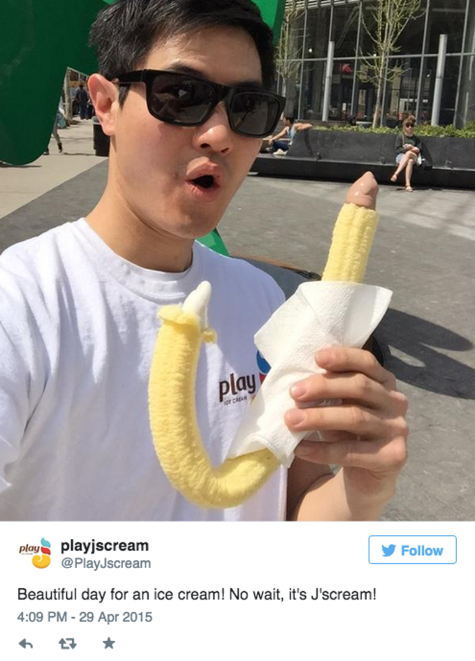 These Korean JShaped Ice Cream Cones Are Weird Complex UK